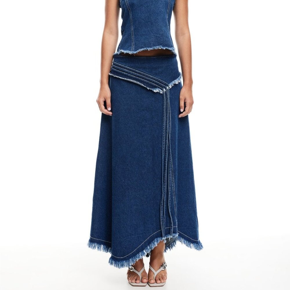 LIONESS MADAMN DENIM SKIRT ** NWT ** BTQ